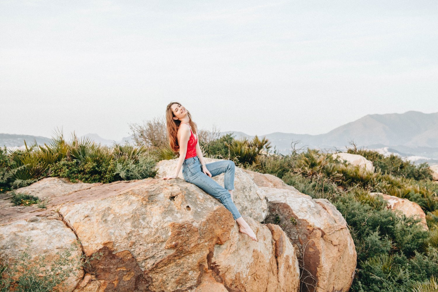 Natural light outdoor portrait photography